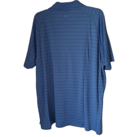 BLACKHAWK Men's Short Sleeve Pinstripe Performance Polo Golf Outdoors Size XXL - Picture 3 of 7